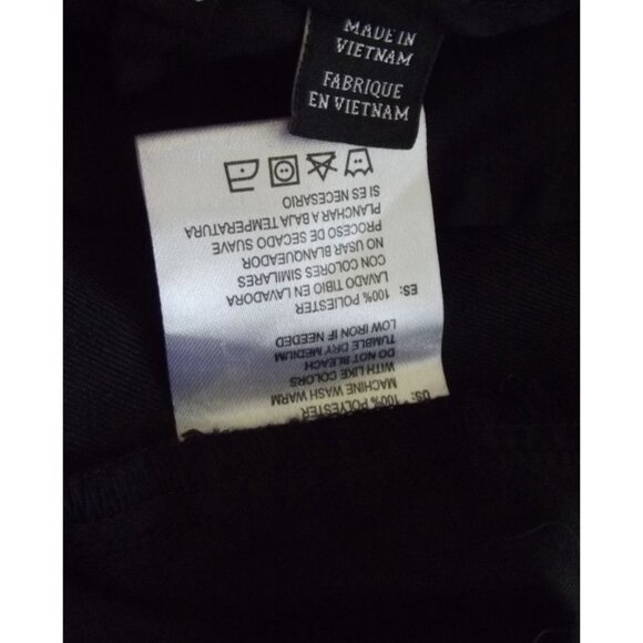 oobe Mens Black Polyester Pants 32 x 32 Flat Front Straight Leg work - Picture 7 of 8